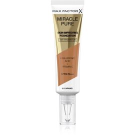 Max Factor Miracle Pure Skin Fond De Teint Longue Tenue Spf 30 Teinte 85 Caramel 30 Ml 