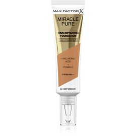 Max Factor Miracle Pure Skin Fond De Teint Longue Tenue Spf 30 Teinte 82 Deep Bronze 30 Ml 