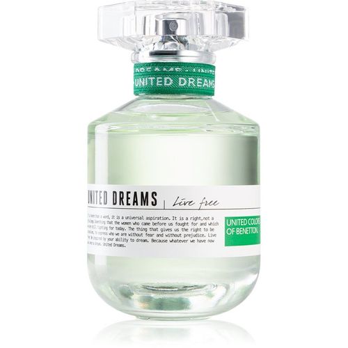 Benetton United Dreams For Her Live Free Eau De Toilette Pour Femme 50 Ml 