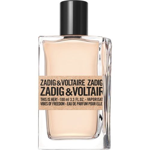 Zadig & Voltaire This Is Her! Vibes Of Freedom Eau De Parfum Pour Femme 100 Ml 