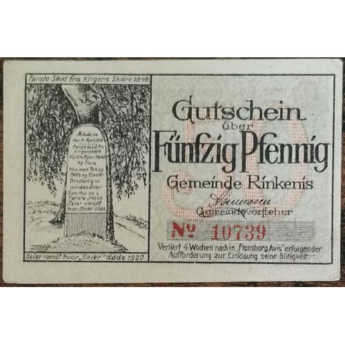 Billet Allemagne 50 Pfennig 1922 Lübtheen Grm 834,1 3/3