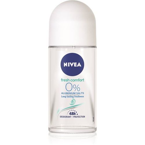 Nivea Fresh Comfort Déodorant Roll-On Sans Sels D'aluminium 48h 50 Ml 