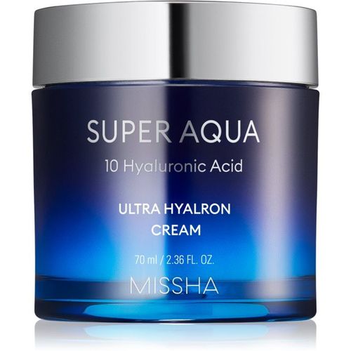 Missha Super Aqua 10 Hyaluronic Acid Crème Hydratante Visage 70 Ml 