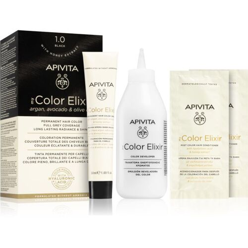 Apivita My Color Elixir Coloration Cheveux Sans Ammoniaque Teinte 1.0 Black 