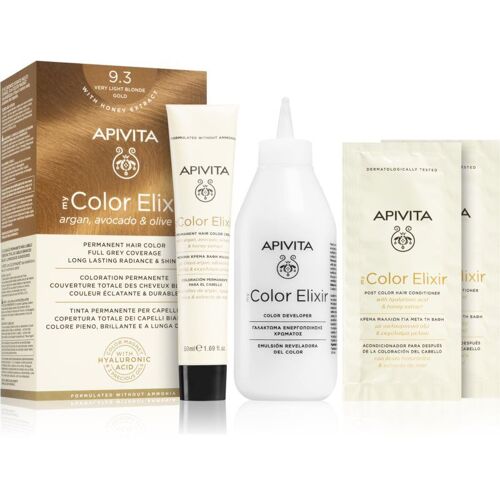 Apivita My Color Elixir Coloration Cheveux Sans Ammoniaque Teinte 9.3 Very Light Blonde Gold 