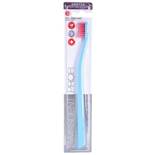 Swissdent Profi Gentle Brosse À Dents Extra Soft Versions Couleur Light Blue And Light Pink Color 