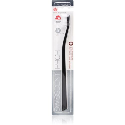 Swissdent Profi Gentle Brosse À Dents Extra Soft Versions Couleur Black 