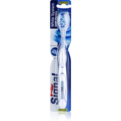 Signal White System Brosse À Dents Medium 1 Pcs 
