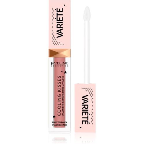 Eveline Cosmetics Variété Cooling Kisses Brillant À Lèvres Hydratant Effet Rafraîchissant Teinte 03 Star Glow 6,8 Ml 
