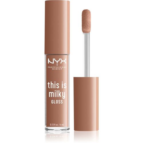 Nyx Professional Makeup This Is Milky Gloss Brillant À Lèvres Hydratant Teinte 07 - Cookies And Milk 4 Ml 