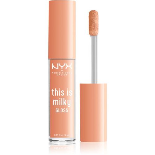 Nyx Professional Makeup This Is Milky Gloss Brillant À Lèvres Hydratant Teinte 06 - Milk And Hunny 4 Ml 