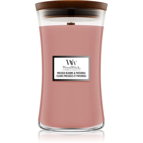 Woodwick Pressed Blooms & Patchouli Bougie Parfumée Avec Mèche En Bois 609,5 G 