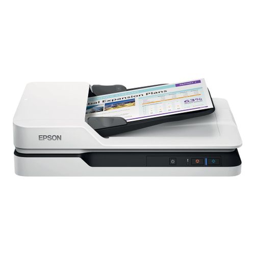 Epson WorkForce DS-1630 - Scanner de documents - Recto-verso - A4 - 1200 dpi x 1200 dpi - jusqu'à 25 ppm (mono) / jusqu'à 25 ppm (couleur) - Chargeur automatique de documents (50 feuilles) -...