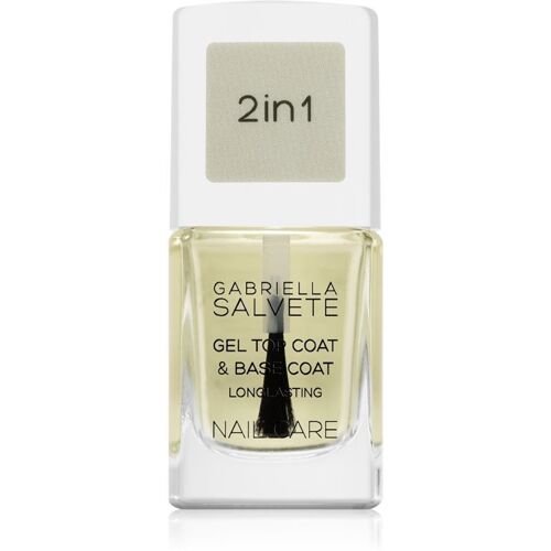 Gabriella Salvete Nail Care Top & Base Coat Base Et Top Coat Texture Gel 11 Ml 