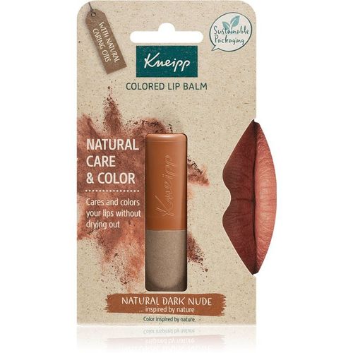 Kneipp Natural Care & Color Baume À Lèvres Teinté Teinte Natural Dark Nude 3,5 G 