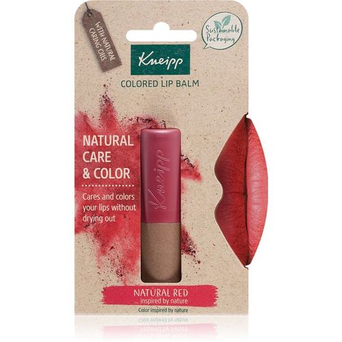 Kneipp Natural Care & Color Baume À Lèvres Teinté Teinte Natural Red 3,5 G 