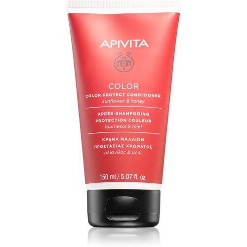 Apivita Holistic Hair Care Sunflower & Honey Après-Shampoing Protecteur De Couleur 150 Ml 