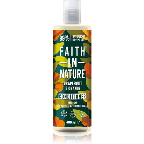 Faith In Nature Grapefruit & Orange Après-Shampoing Naturel Pour Cheveux Normaux À Secs 400 Ml 