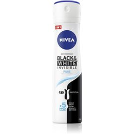 Nivea Invisible Black & White Pure Anti-Transpirant Déodorant Anti-Traces Blanches Et Jaunes 150 Ml 
