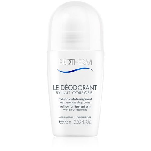 Biotherm Lait Corporel Le Déodorant Anti-Transpirant Roll-On Sans Parabène 75 Ml 