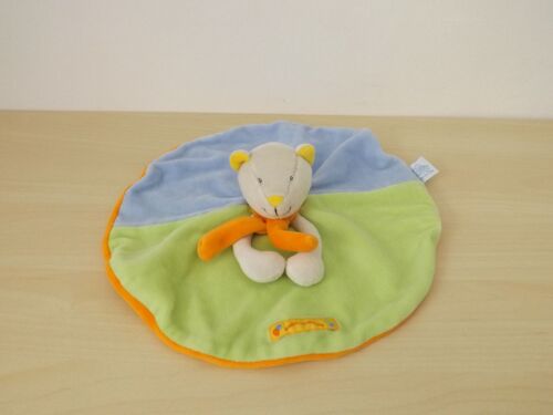 Doudou Ours Vert Bleu Orange Nestor Et Capucine Moulin Roty
