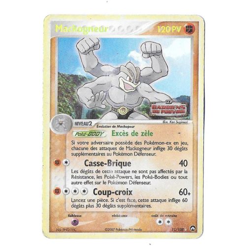 Mackogneur 11/108 - 110 Pv - Ex : Gardiens Du Pouvoir - Ultra Rare Carte Holo Pokemon Française (Avec Logo "Ex Gardiens Du Pouvoir")