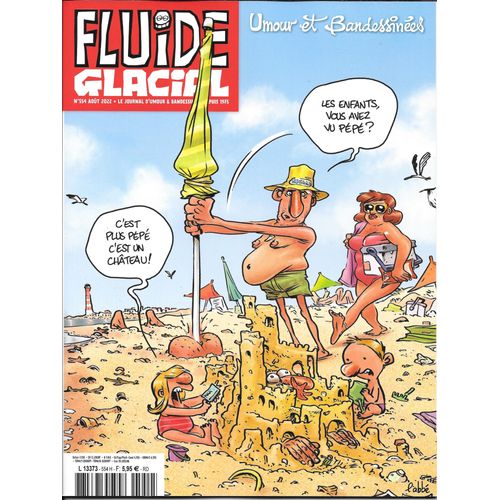 Fluide Glacial N° 554 Aout 2022