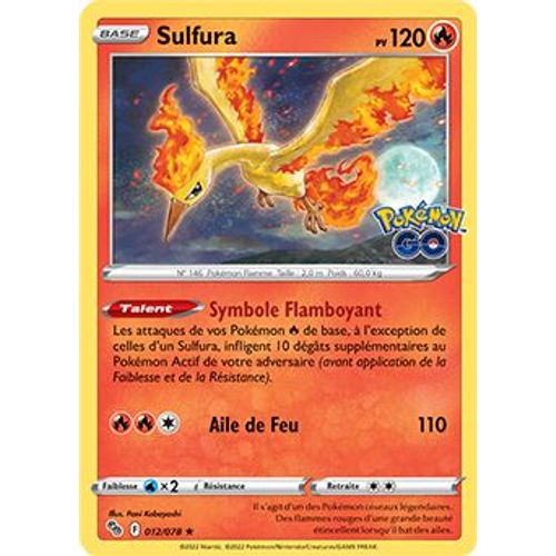 Sulfura - Holo - 012/078 - Pokemon Go