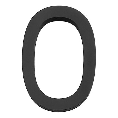 House Numbers Matte Black Home Door Signs for Street Address Apartment Zero