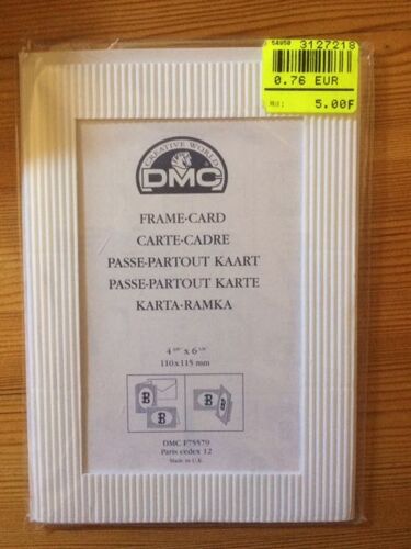 1 Carte-Cadre Avec Enveloppe - Ondule Blanc