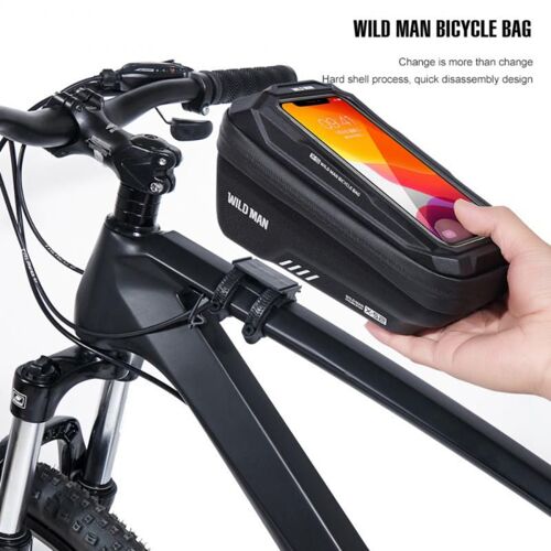 Sac De Vélo Étanche, Support De Téléphone Portable, Pour Cadre De Vtt, Tube Supérieur, Accessoires