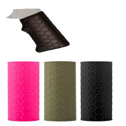 Pochette Secrète Antidérapante Universelle Pour Pistolet De Chasse Airsoft, Housse En Caoutchouc, Manchon De Gant Pour Poignée De Pistolet Glock, 1 Pièce