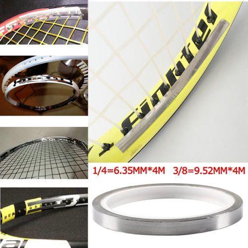 Raquette De Tennis En Feuille De Plomb, Bande Épaisse Et Plus Lourde, Autocollant De Tennis, Équilibre Renforcé, Raquette De Badminton, De Golf, Bandes De 4m, S4r9