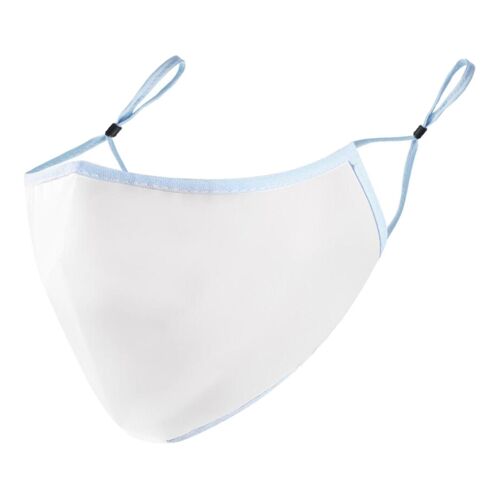 Housse De Masque Réutilisable Avec Transparent Transparent Visible Window Blue