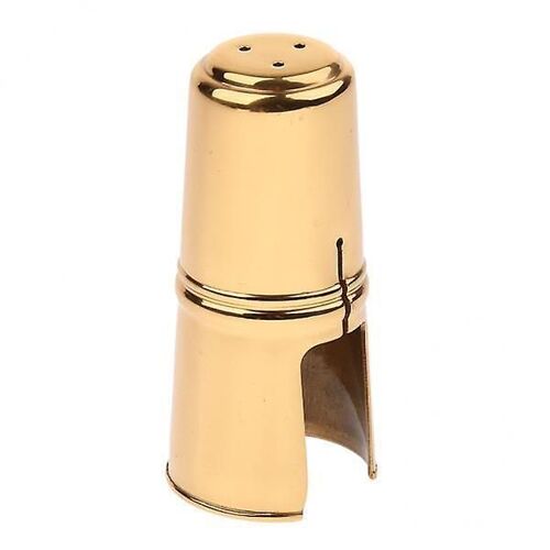 2xmetal Mouthpiece Cap For Saxophone Buckle Patches Pads Cap Golden Alto