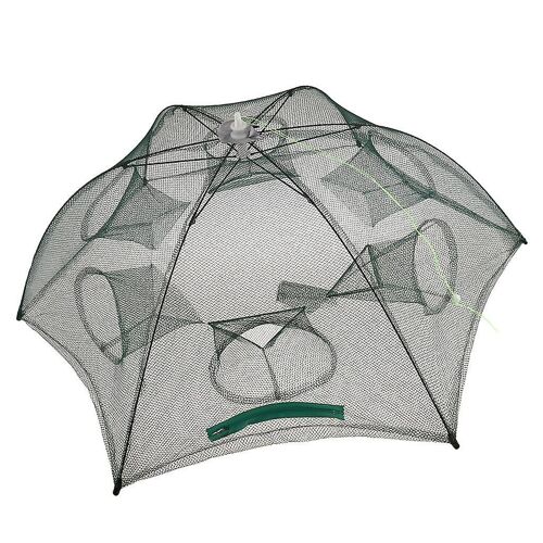 Piège À Pêche Pliable Crabe Crevette Crevette Écrevisse Homard Appât 6 Trous