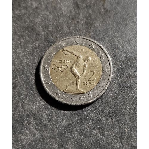 Piece 2 Euros Athene 2004
