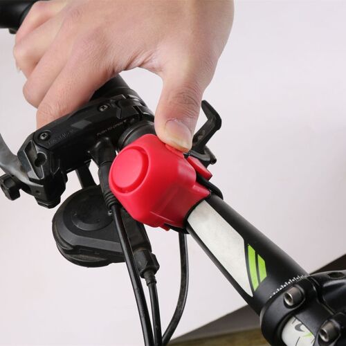 Sonnette Puissante Pour Vélo Électrique 130 Db, Klaxon À Fixer Au Guidon, Accessoire D'avertissement Sonore Pour Les Cyclistes