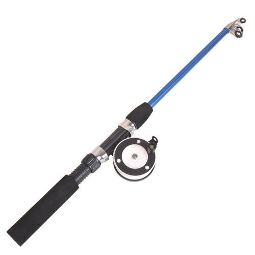 Canne À Pêche Repliable En Forme De Stylo, Avec Moulinet En Métal, Pour Le Sport En Plein Air