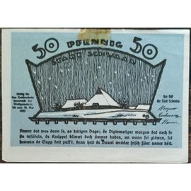 Billet Allemagne 50 Pfennig 1922 Schwaan Grm 1203,2 3/3