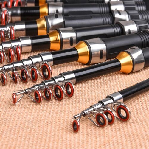 Canne À Pêche Spinning Télescopique Rockk De 1.0 À 2.3 M, Accessoire En Fibre De Carbone D'une Puissance M, Adapté À La Carpe, Livraison Gratuite