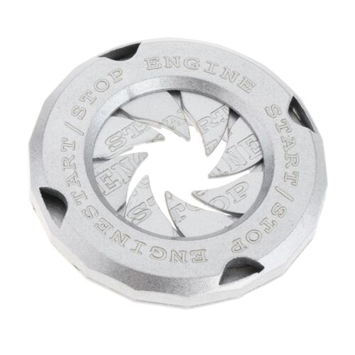 Decorative Car Engine Start Stop Switch Cover Fit For Most Cars Accessories Silver Letter
