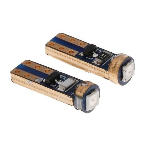 2x2 Pieces T5 12v Dashboard Instrument Reading Gauge Panel Light Red