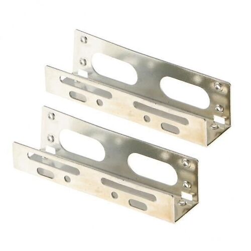 6xInterface 3.5in HDD/SSD Mounting Frame Kit to 5.25 Hard Disk Drive in Bay