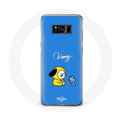 Coque Pour Samsung Galaxy S8 Plus Bangtan Bts Bt21 Chimmy Jimin Fond Bleu