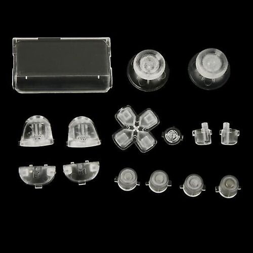 2x Full Buttons Game Mod Luminous Kit For Sony Ps4 Playstation Controller