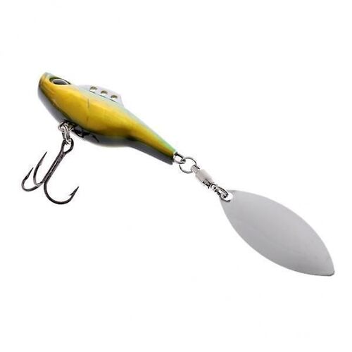 3xvib Cuillère Pêche Leurre Dur Bar Manivelle Appât Vibration Pêche Matériel Outils 005