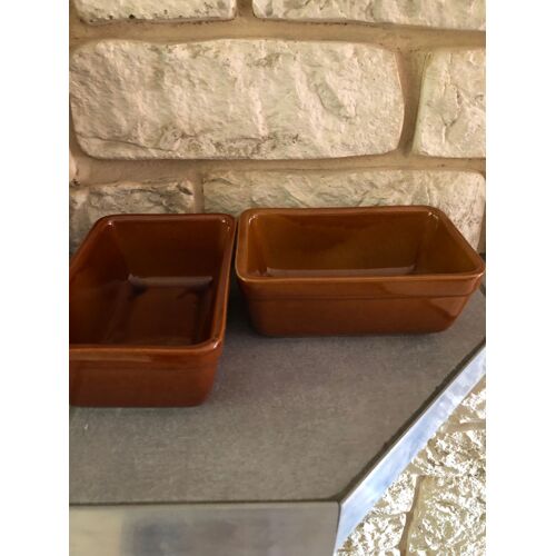 Lot De 2 Terrines A Four Faience