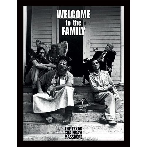 Texas Chainsaw Massacre Welcome To The Family 30x40cm