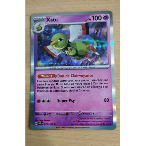 Xatu 072/182 Holo Pokémon Faille Paradoxe